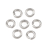 Tarnish Resistant 304 Stainless Steel Open Jump Rings STAS-N015-04-4x0.8mm-1