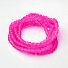 Baking Paint Transparent Glass Bead Strands X-GLAA-S031-4mm-35-2