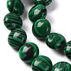 Synthetic Malachite Beads Strands G-T047-A10-01-4