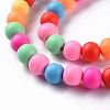 Handmade Polymer Clay Beads Strands CLAY-S092-15A-2
