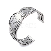 Constellation Alloy Open Cuff Bangles for Women Men LS-BJEW-C064-01AS-01-1