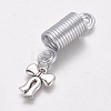 Aluminum Wire Hair Coil Cuffs OHAR-TAC0004-03G-2