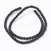 Natural Lava Rock Bead Strands LS-G-R193-18-4mm-2