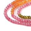 Transparent Gradient Color Cubic Zirconia Strand ZIRC-NH0002-01K-3