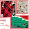 9Pcs 9 Styles Christmas Tree Enamel Pins JEWB-CJ0003-28-7