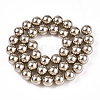 Glass Pearl Beads Strands HY-G002-01E-13-5
