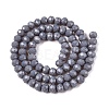 Opaque Solid Color Imitation Jade Glass Beads Strands EGLA-A044-P6mm-D10-3