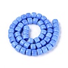 Opaque Glass Beads Strands GLAA-Q106-02A-B02-2