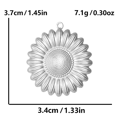 304 Stainless Steel Pendants PW-WG70070-01-1