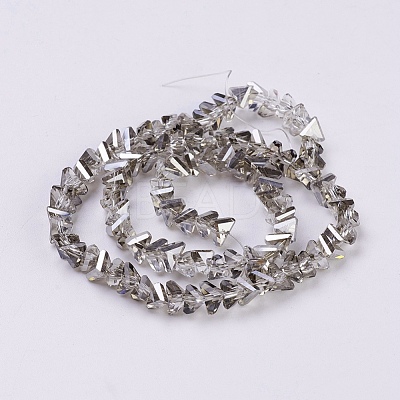 Electroplate Glass Beads Strands EGLA-J145-6mm-PL01-1
