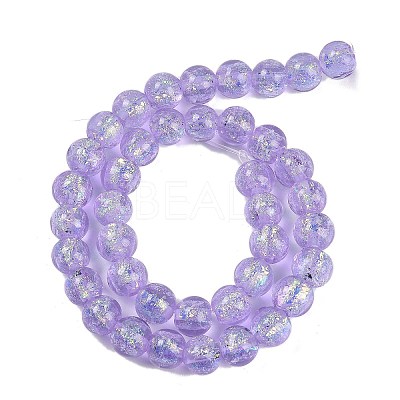 Handmade Foil Lampwork Beads Strands FOIL-K003-06B-01-1