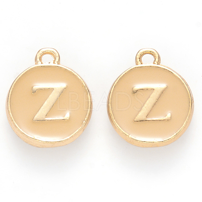 Golden Plated Alloy Enamel Charms X-ENAM-S118-06Z-1