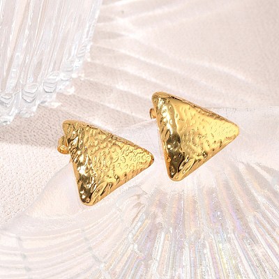 304 Stainless Steel Stud Earrings SA-CBA46AF-13G-1