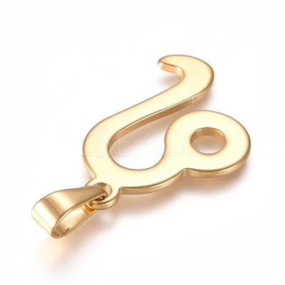 304 Stainless Steel Pendants STAS-L210-06D-G-1