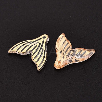 Transparent ABS Plastic Beads TACR-T028-79A-1