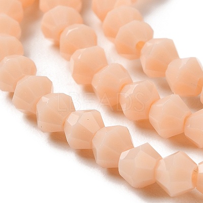 Opaque Solid Color Imitation Jade Glass Beads Strands GLAA-F029-P4mm-06-1
