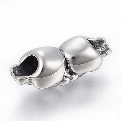 304 Stainless Steel Beads STAS-I091-51AS-1