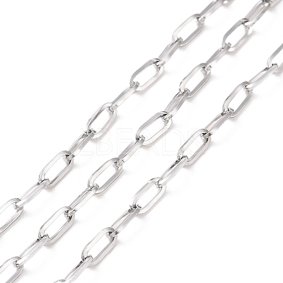 Tarnish Resistant 304 Stainless Steel Cable Chains CHS-C002-03P-05-1
