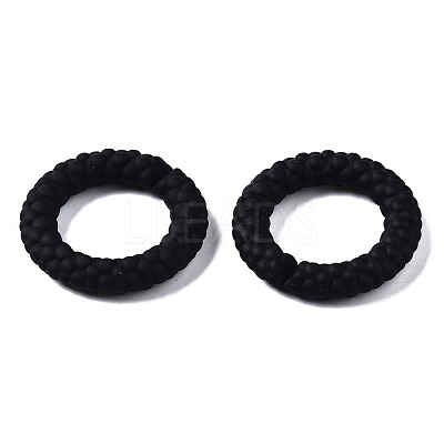 Spray Painted CCB Plastic Linking Rings CCB-Q091-010A-1