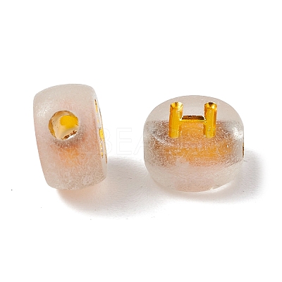 Luminous Transparent Acrylic Beads OACR-P037-01B-H-1