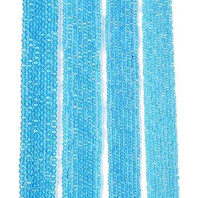 Electroplate Glass Beads Strands EGLA-A044-T2mm-A08-1
