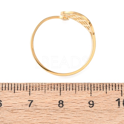 304 Stainless Steel Cuff Open Rings RJEW-D337-01D-G-1