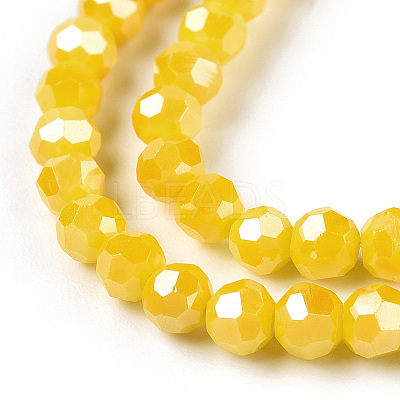 Opaque Glass Beads Strands EGLA-A035-P3mm-A04-1