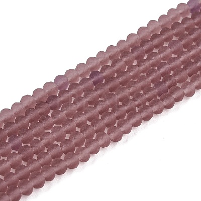 Transparent Glass Beads Strands EGLA-A044-T2mm-MD07-1