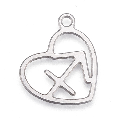 Non-Tarnish 304 Stainless Steel Pendants STAS-M228-A01-07P-1