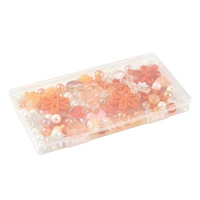 100Pcs 18 Styles Transparent & Opaque Acrylic Beads MACR-FS0002-40-1