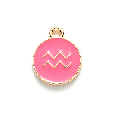 Alloy Enamel Pendants X-ENAM-S124-01A-03J-1