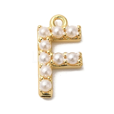 Plastic Imitation Pearl Pendants KK-P230-17G-F-1