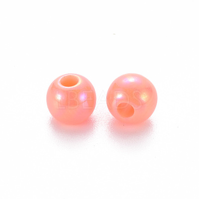 Opaque Acrylic Beads MACR-S370-D6mm-SS2109-1
