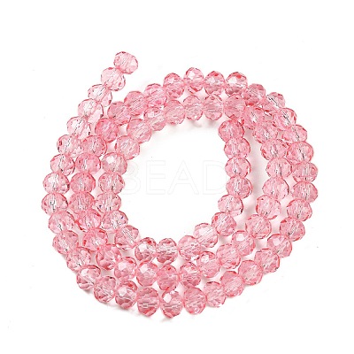 Transparent Baking Paint Glass Beads X1-DGLA-A034-T6mm-D08-1