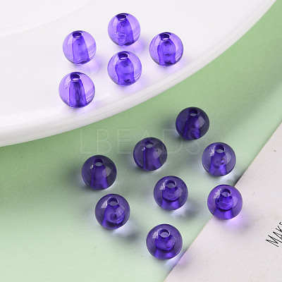 Transparent Acrylic Beads MACR-S370-A8mm-748-1