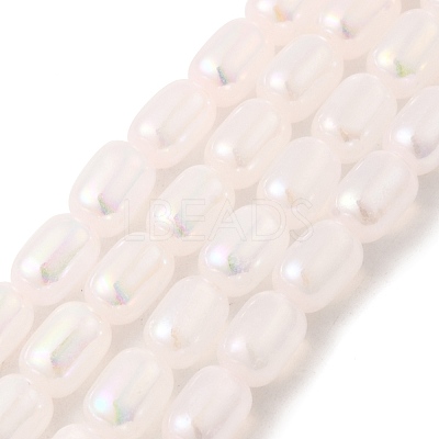 Natural Selenite Beads Strands G-F750-B-20-1