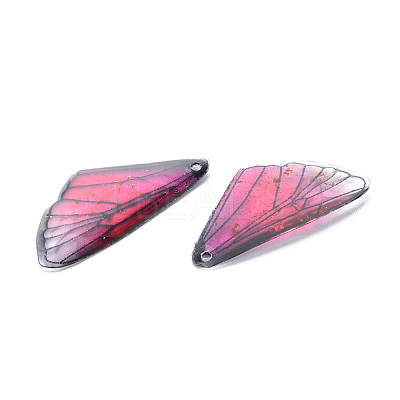Transparent Resin Pendants RESI-Q216-001H-1