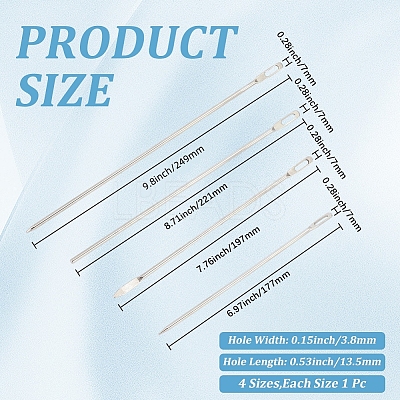 4Pcs 4 Styles Titanium Steel Turner DIY-CY0003-84-1