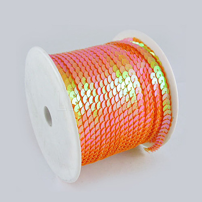 Orange With AB Color Paillette/Sequins Roll X-BS88Y-1