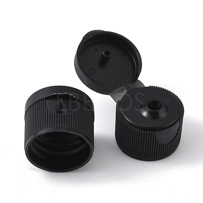 PP Plastic Flip Top Lids for Refillable Squeeze Bottle CON-WH0088-22B-1