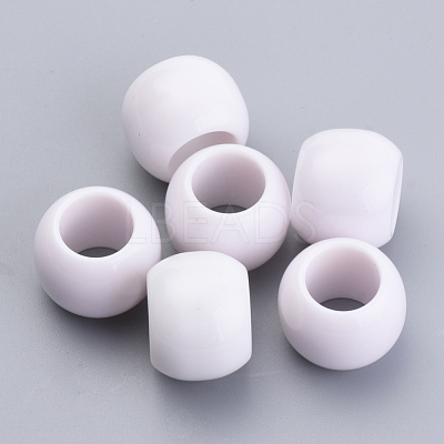 Opaque Acrylic Beads SACR-S300-15C-01-1