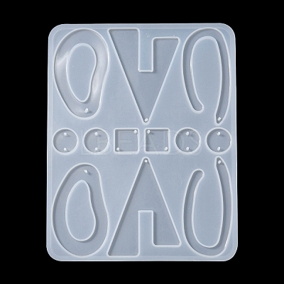 Geometry Pendant & Links Silicone Molds DIY-YW0006-72-1