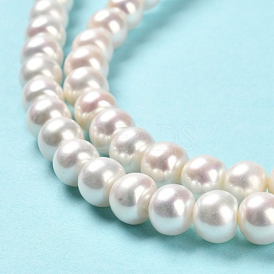 Natural Cultured Freshwater Pearl Beads Strands PEAR-J007-09-1
