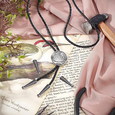 4Pcs Zinc Alloy Cord Ends FIND-CA0003-94-1
