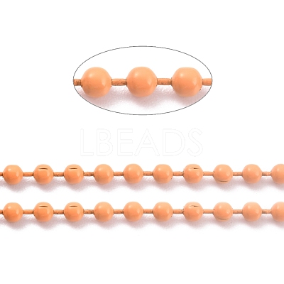 Handmade Brass Ball Chains KK-J276-16B-P08-1