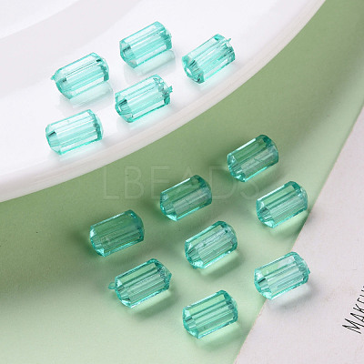Transparent Acrylic Beads TACR-S154-27B-68-1
