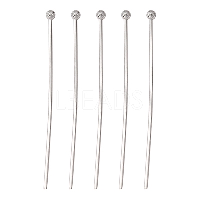 Tarnish Resistant 304 Stainless Steel Ball Head pins STAS-N017-02-35mm-1