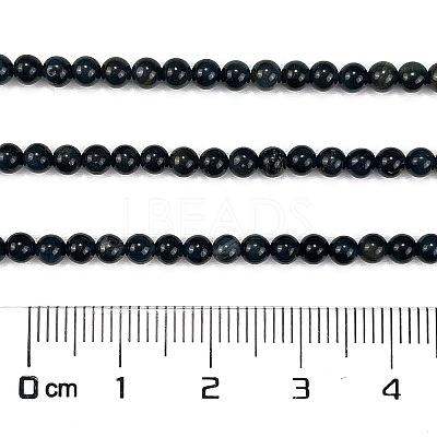 Natural Blue Tiger Eye(Dyed & Heated) Beads Strands G-M438-A04-01-1