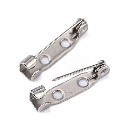 Tarnish Resistant 304 Stainless Steel Pin Brooch Back Bar Findings X-STAS-Q184-01-1