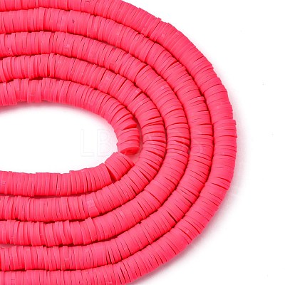Handmade Polymer Clay Beads Strands CLAY-R089-8mm-Q073-1